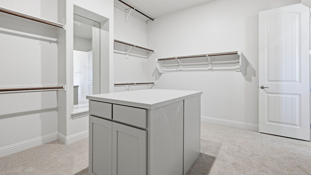 Furnished interior view inside a new home in Lakeshore Bluffs, Shady Shores (Image 49).
