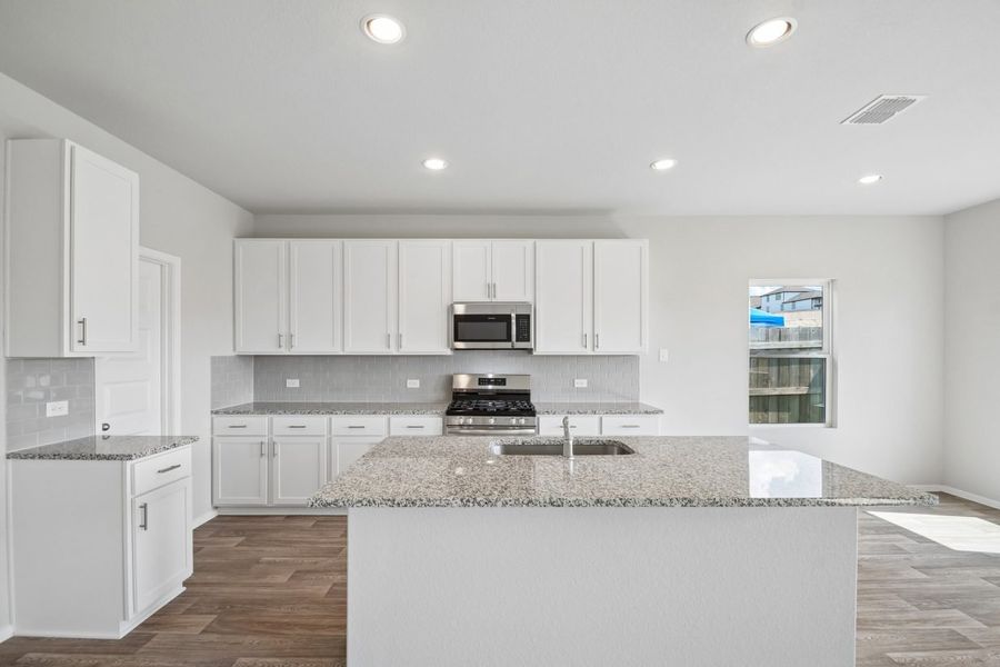 Furnished interior view inside a new home in Cloverleaf, Austin (Image 6).