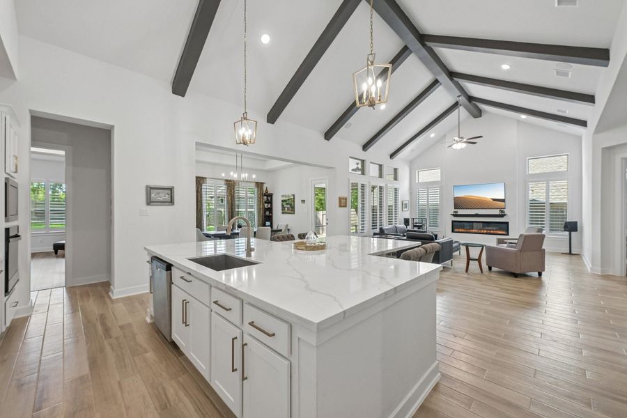 Open Floorplan with Cathedral ceilings