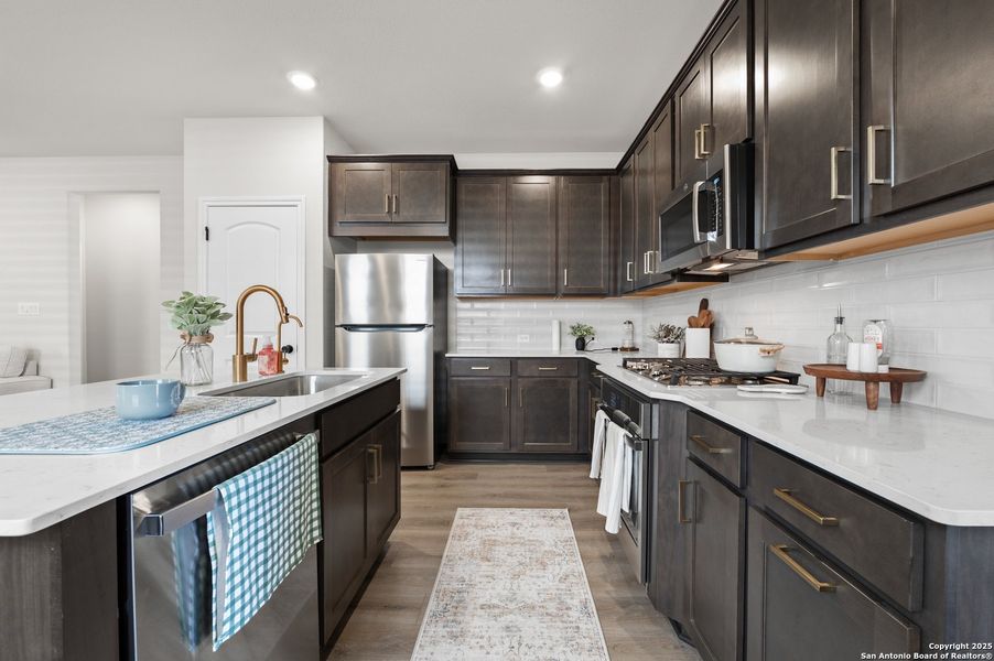 Furnished interior view inside a new home in , San Marcos (Image 7). Furnished interior view inside a new home in , San Marcos (Image 7).