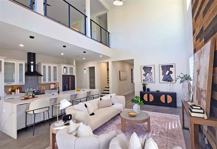 Furnished interior view inside a new home in , Sarasota (Image 15).