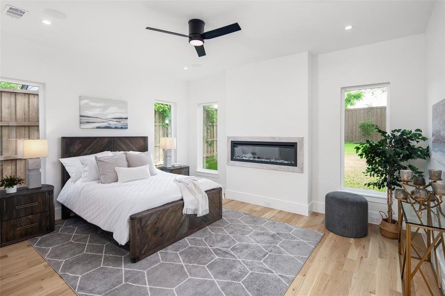 Furnished interior view inside a new home in , Dallas (Image 19).