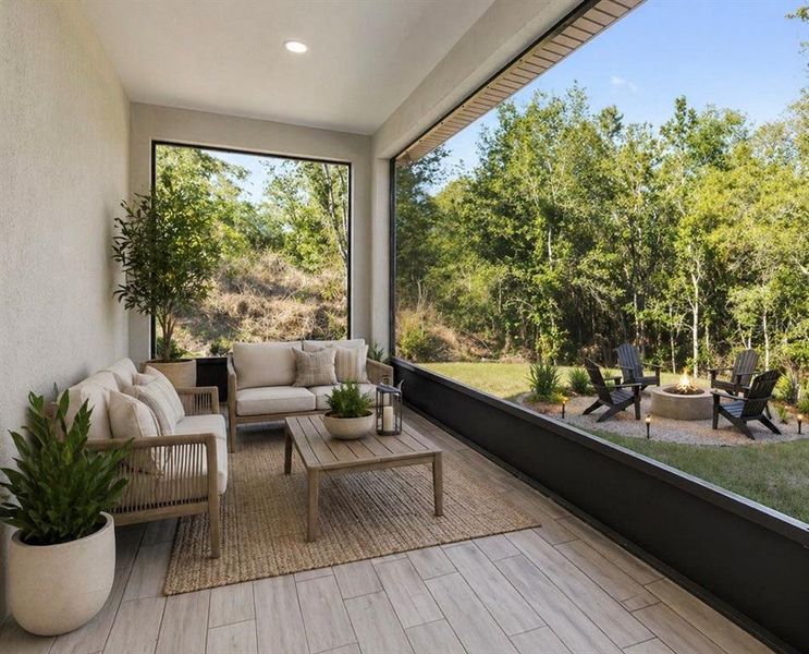 Exterior details and patio area of a home in , Spring Hill (Image 4).