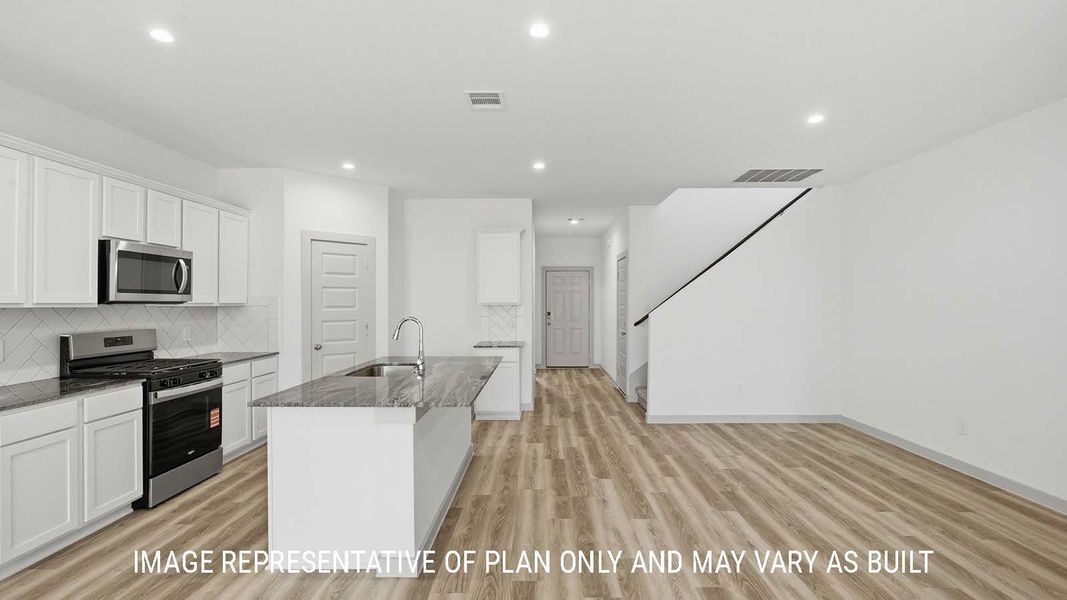 Representative furnished interior of a home built from the Mitchell by D.R. Horton in China Grove, China (Image 8).