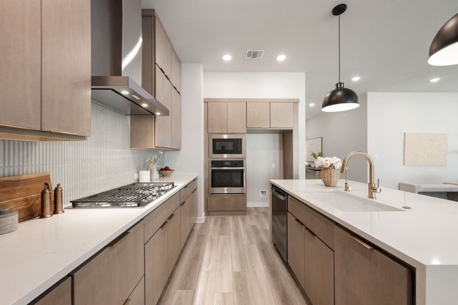 Furnished interior view inside a new home in Lariat, Liberty Hill (Image 19).