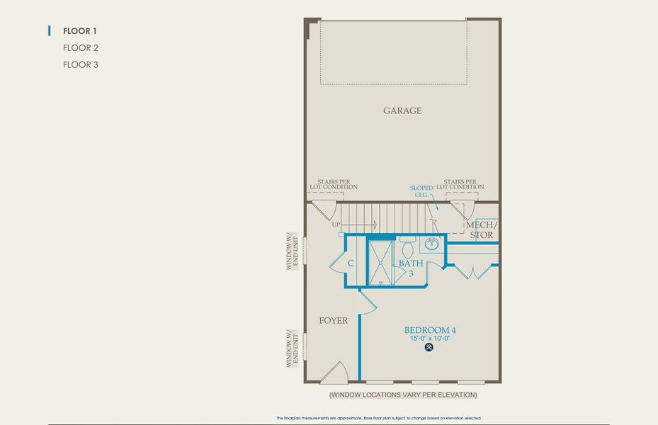 Nolen Floor Plan, Quick Move-In Home, Floor 1
