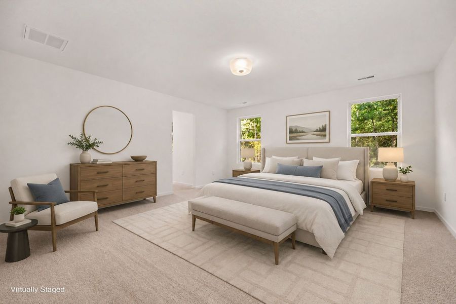 Furnished interior view inside a new home in Lake Royale, Louisburg (Image 9).