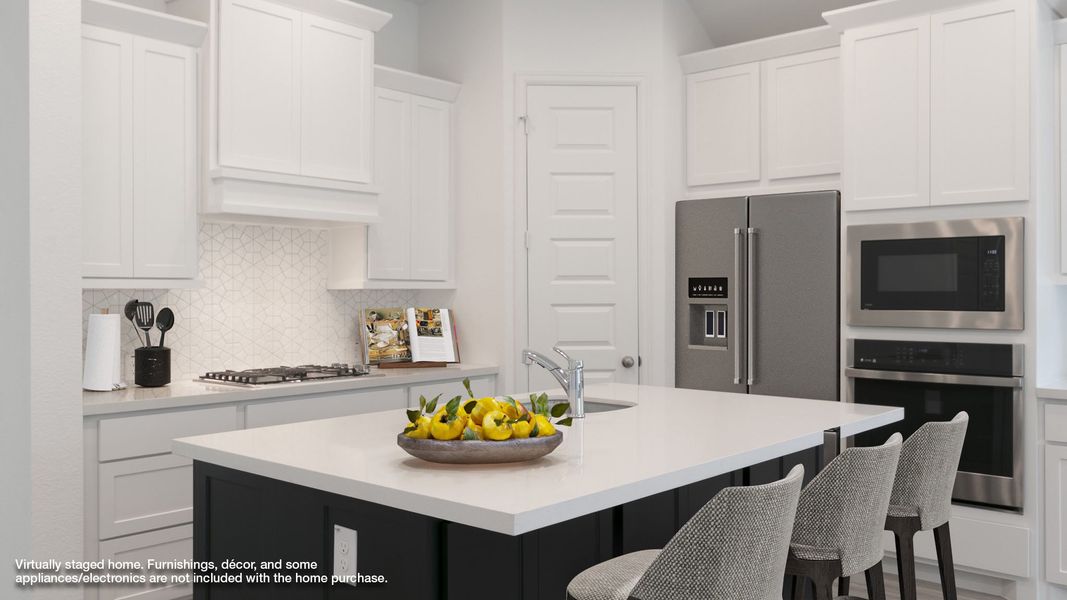Furnished interior view inside a new home in Arcadia Ridge, San Antonio (Image 2).