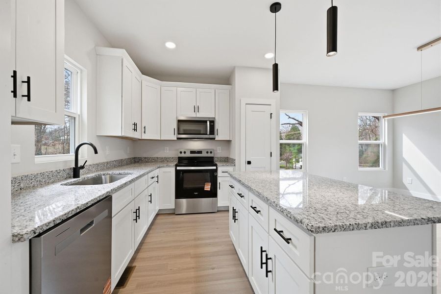 Furnished interior view inside a new home in , Spencer (Image 8).