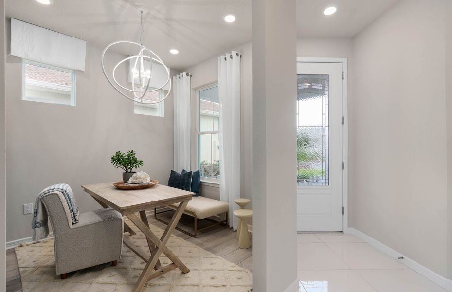 Furnished interior view inside a new home in Del Webb Sunbridge, St. Cloud (Image 44).