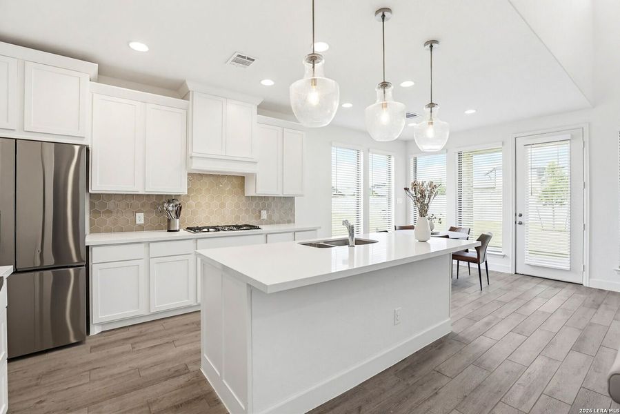 Furnished interior view inside a new home in Kallison Ranch, San Antonio (Image 27).