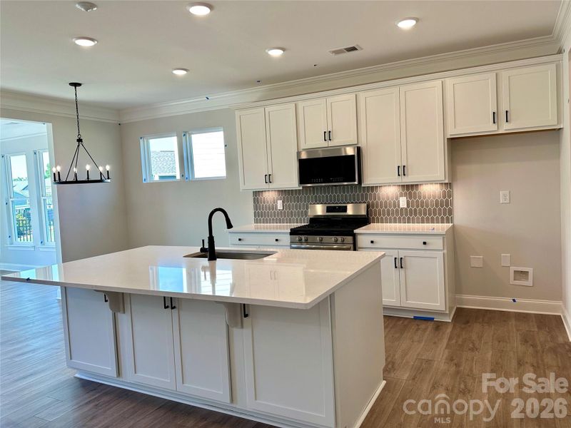 Furnished interior view inside a new home in Villas at Prestwick, Mooresville (Image 3).