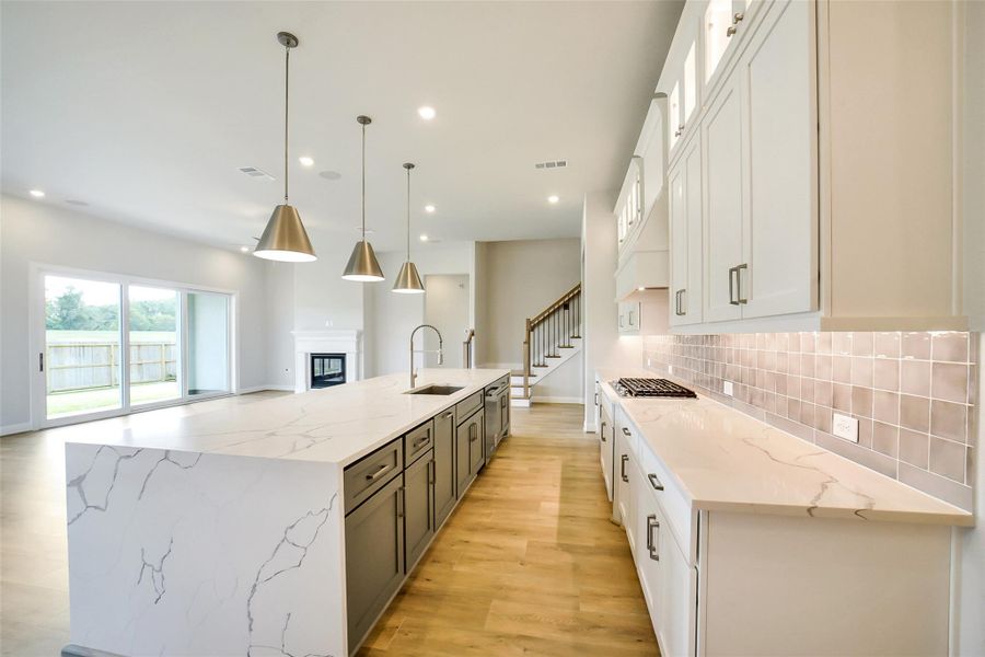 Furnished interior view inside a new home in Sienna 65', Missouri City (Image 13). Furnished interior view inside a new home in Sienna 65', Missouri City (Image 13).