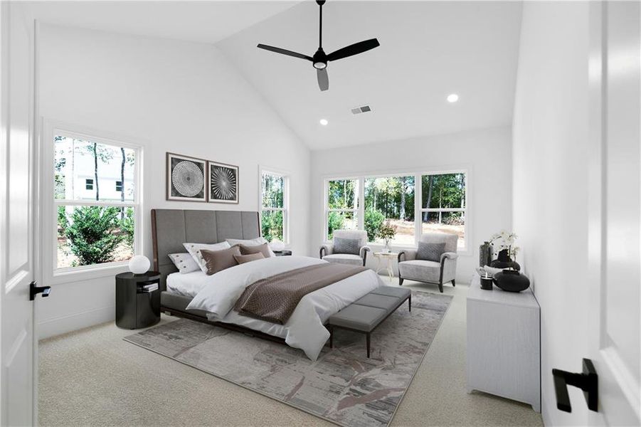 Furnished interior view inside a new home in , Canton (Image 27). Furnished interior view inside a new home in , Canton (Image 27).