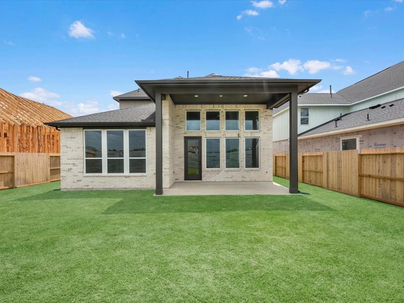 Exterior details and patio area of a home in Jubilee 50′, Hockley (Image 3). Exterior details and patio area of a home in Jubilee 50′, Hockley (Image 3).