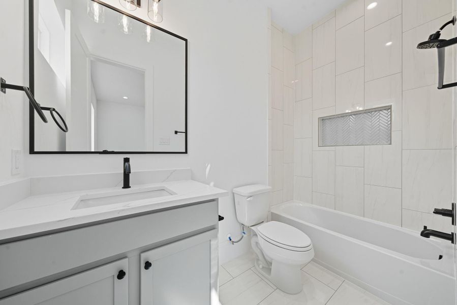 Furnished interior view inside a new home in , Houston (Image 16).