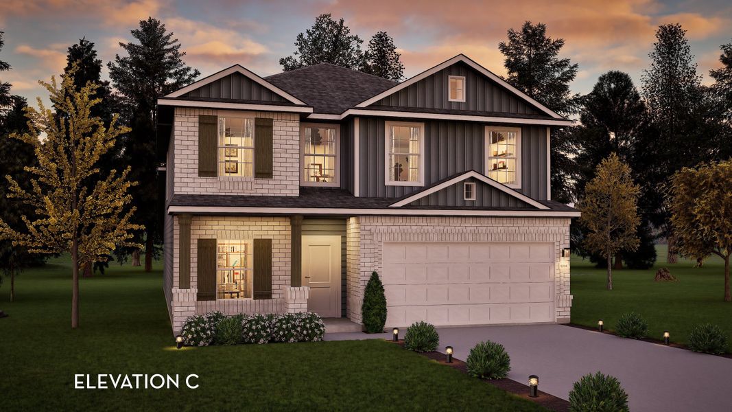 Representative exterior photo of a completed home built from the Trinity by CastleRock Communities in McCain's Station, Gallatin, TN (Image 21).