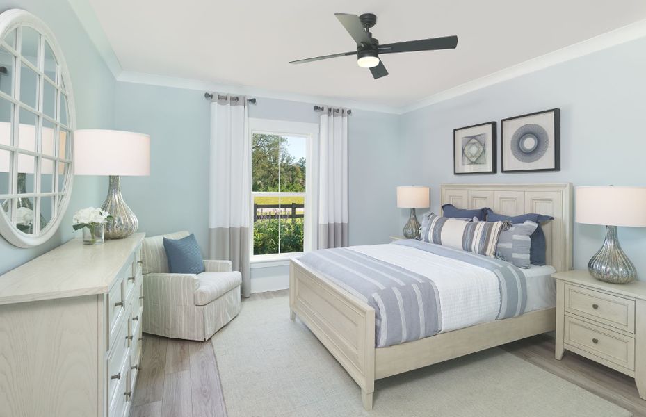 Furnished interior view inside a new home in Sea Island Preserve, Johns Island (Image 13).