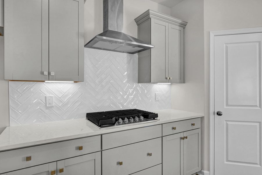 Close-up of interior finishes inside a home in Grand Park, Leland (Image 12).