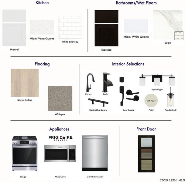 Sample of building materials used in homes in Mayfair - Select Garden Series, New Braunfels (Image 11).
