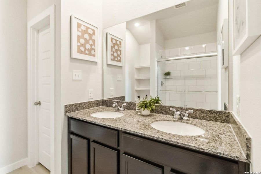 Furnished interior view inside a new home in Hickory Ridge, Elmendorf (Image 16).