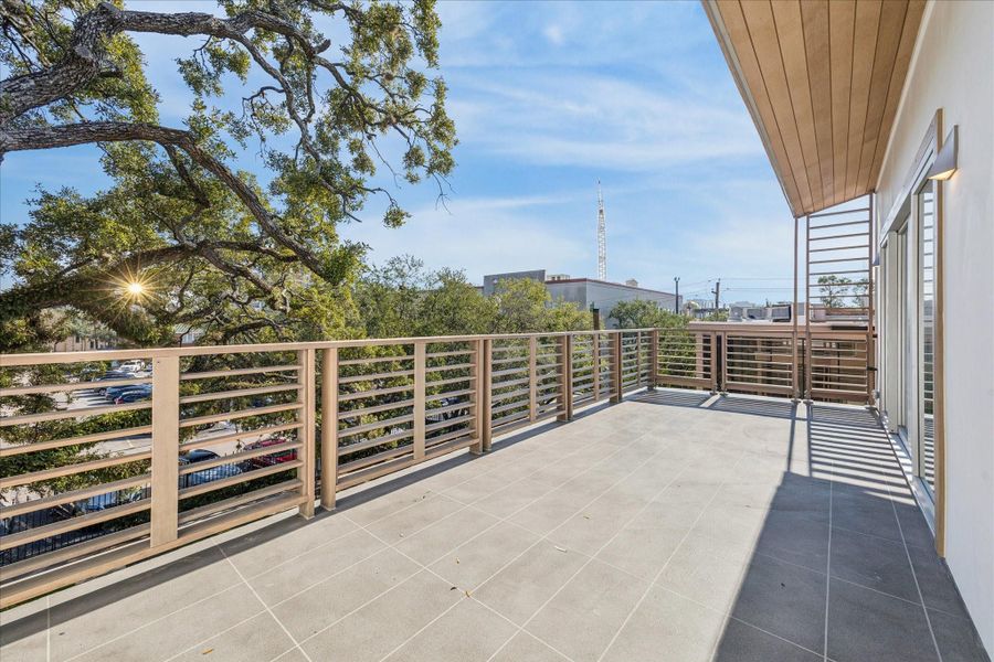 Exterior details and patio area of a home in , Houston (Image 29). Exterior details and patio area of a home in , Houston (Image 29).