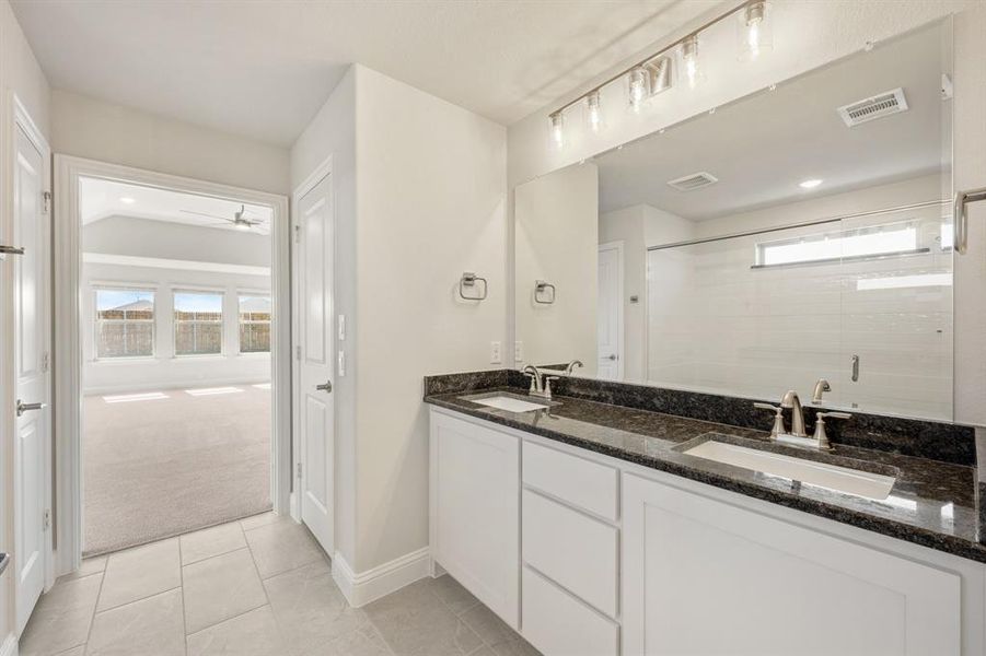 Furnished interior view inside a new home in East Oak Creek 50-55, Commerce (Image 14). Furnished interior view inside a new home in East Oak Creek 50-55, Commerce (Image 14).