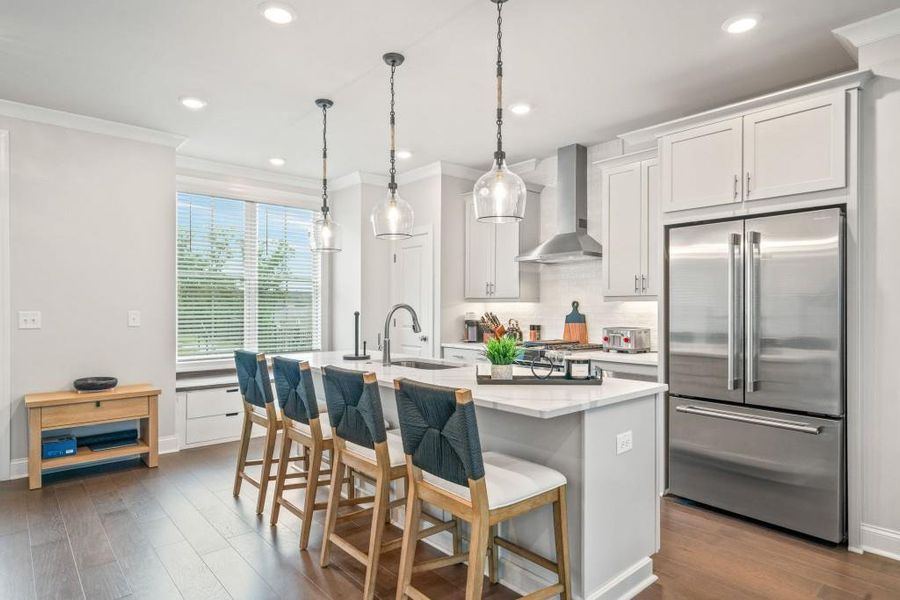 Furnished interior view inside a new home in Millcroft Townhomes, Buford (Image 28).