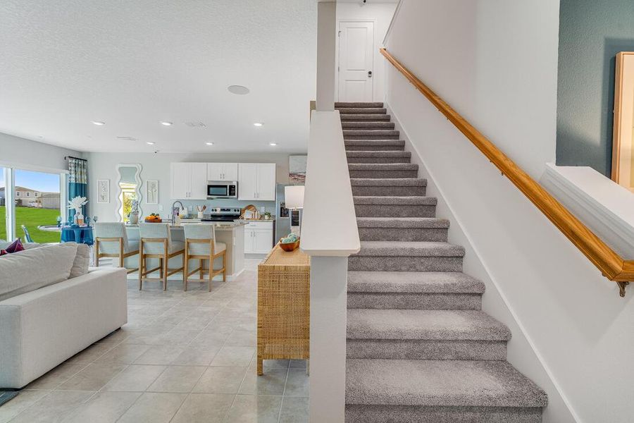 Furnished interior view inside a new home in Palm Wind, Hudson (Image 23).
