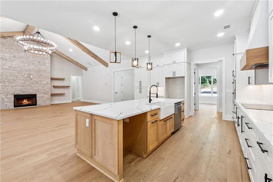 Furnished interior view inside a new home in , Monroe (Image 4).
