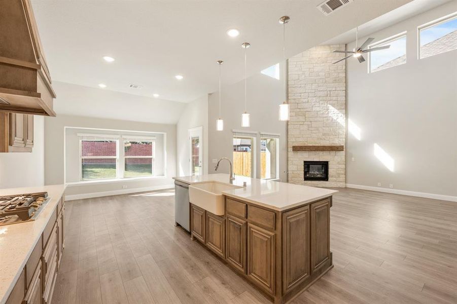 Furnished interior view inside a new home in The Enclave at Parks of Aledo, Aledo (Image 12). Furnished interior view inside a new home in The Enclave at Parks of Aledo, Aledo (Image 12).