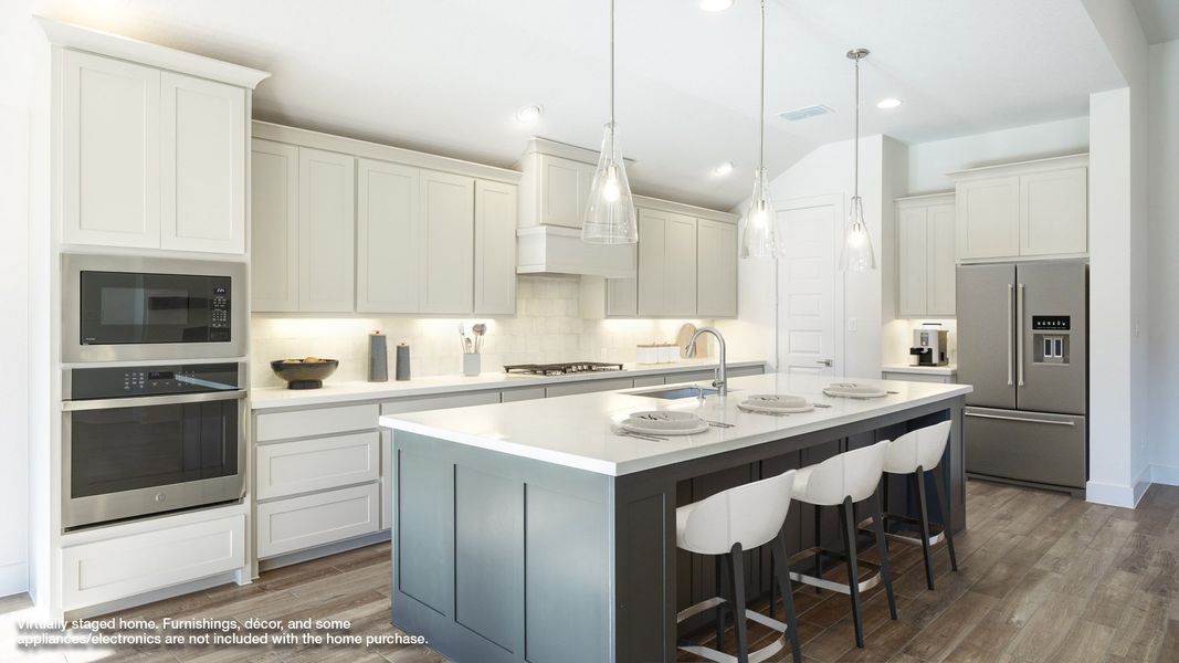 Furnished interior view inside a new home in Parkside On The River 60', Georgetown (Image 4).