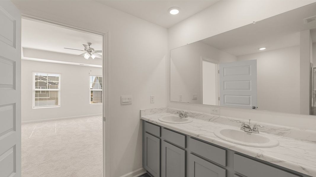 Representative furnished interior of a home built from the Penwell by D.R. Horton in Kingston Ranch at Lake Oconee, Buckhead (Image 11). Representative furnished interior of a home built from the Penwell by D.R. Horton in Kingston Ranch at Lake Oconee, Buckhead (Image 11).