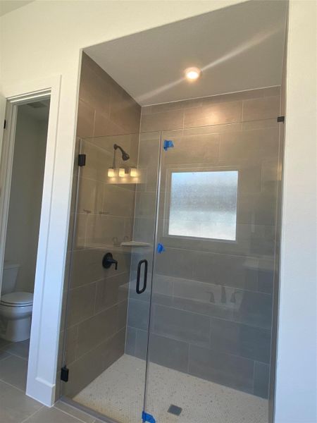 Walk-in Shower in Primary Bath Walk-in Shower in Primary Bath