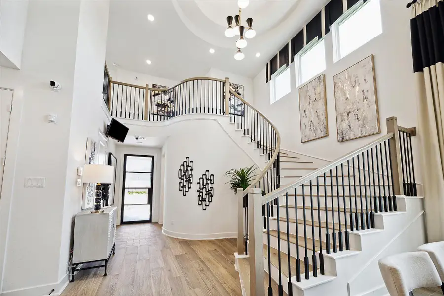Furnished interior view inside a new home in Sienna, Missouri City (Image 3). Furnished interior view inside a new home in Sienna, Missouri City (Image 3).