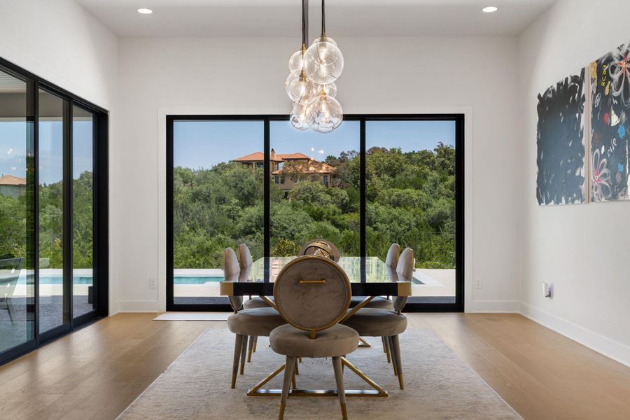 Furnished interior view inside a new home in , Austin (Image 35).