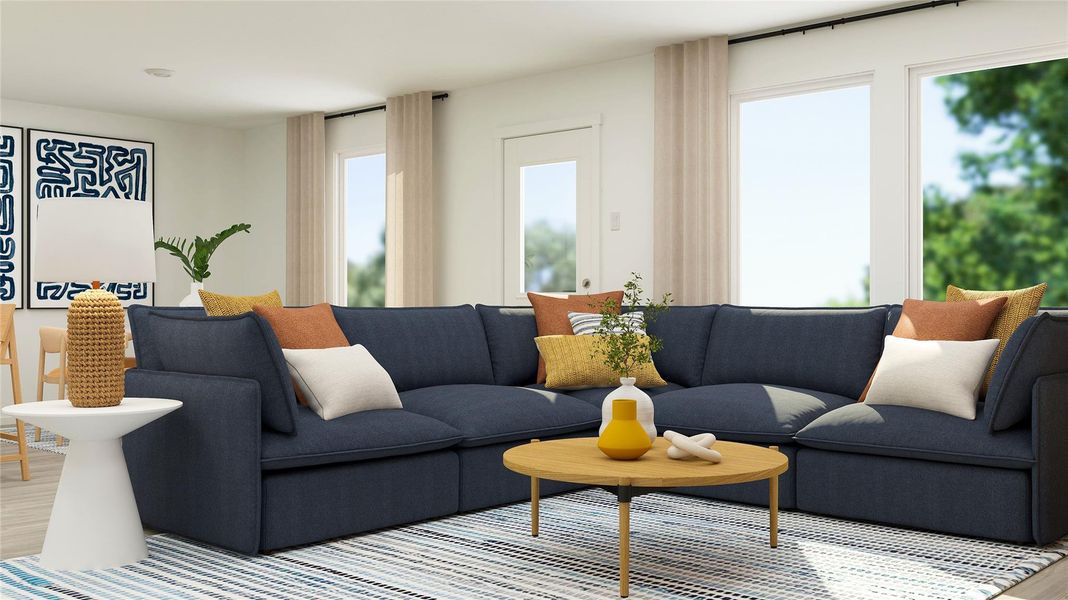 Furnished interior view inside a new home in Monarch Landing, Needville (Image 6).