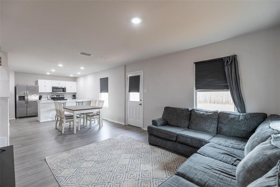 Furnished interior view inside a new home in Waterside at Cedar Creek, Abilene (Image 11).