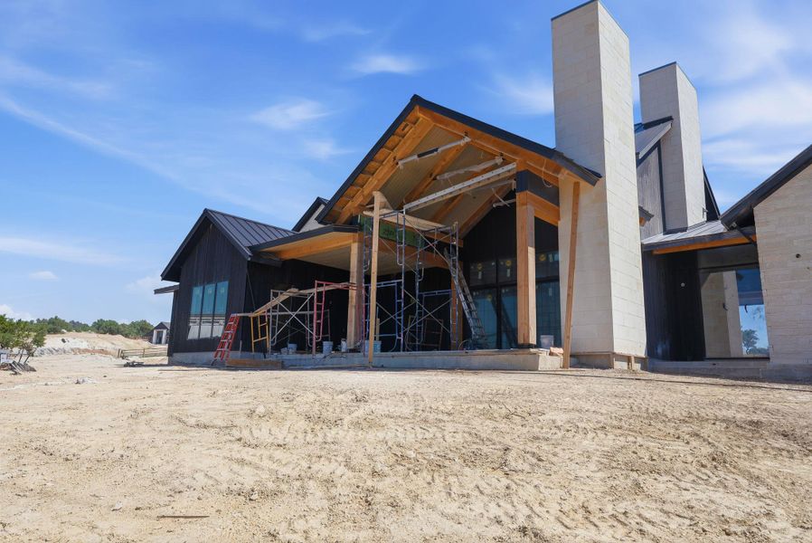 In-progress construction of a new home in , Dripping Springs, TX (Image 5).