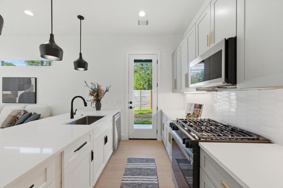 Furnished interior view inside a new home in , Austin (Image 15).
