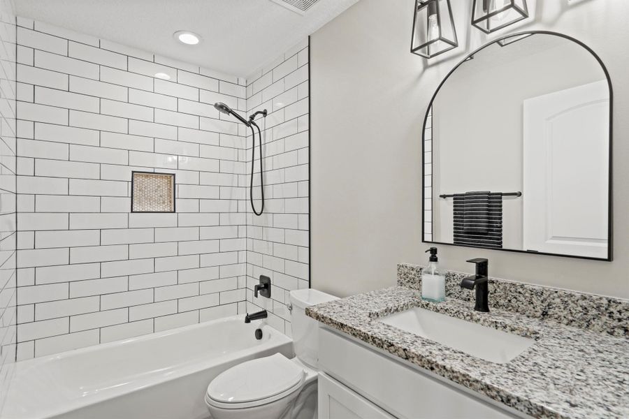 Furnished interior view inside a new home in , Okeechobee (Image 7).