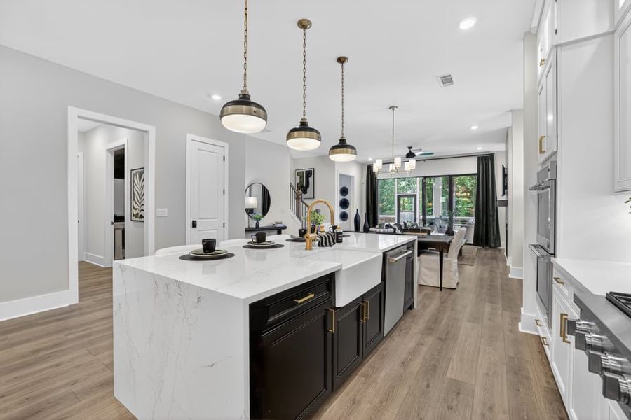 Representative furnished interior of a home built from the Santorini by Taylor Morrison in Towson Village, Peachtree City (Image 14).