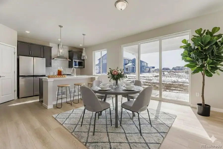 Sierra Dining Area Virtually staged photo