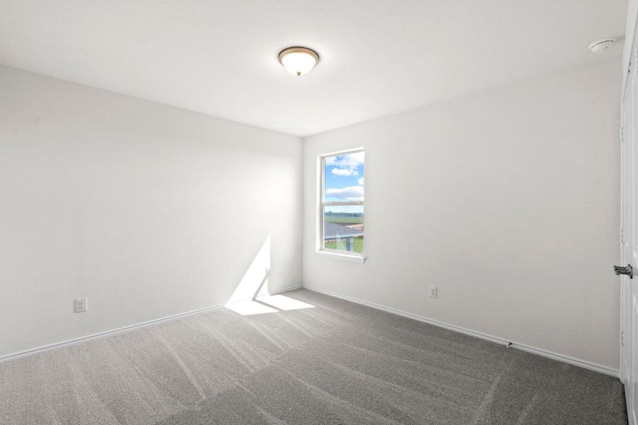 Spacious, unfurnished interior of a new home in Salerno - Classic Collection, Round Rock (Image 26). Spacious, unfurnished interior of a new home in Salerno - Classic Collection, Round Rock (Image 26).