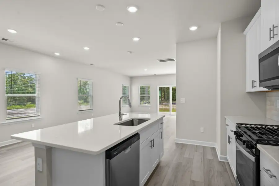 Furnished interior view inside a new home in Waterside - Boardwalk Series, Longs (Image 9). Furnished interior view inside a new home in Waterside - Boardwalk Series, Longs (Image 9).