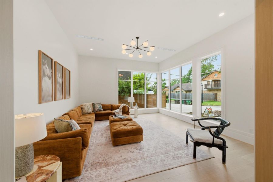 Furnished interior view inside a new home in , Houston (Image 4).