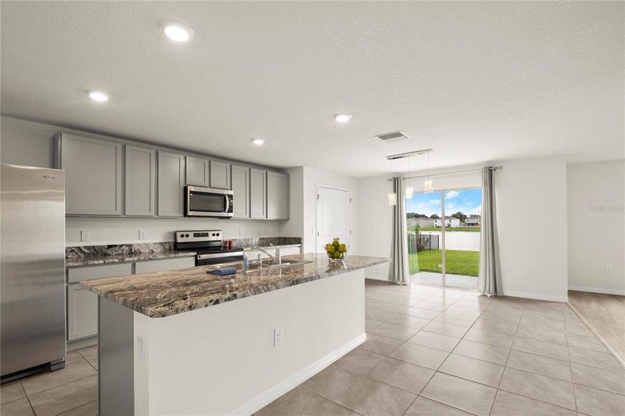 Furnished interior view inside a new home in Abbott Park, Zephyrhills (Image 4).