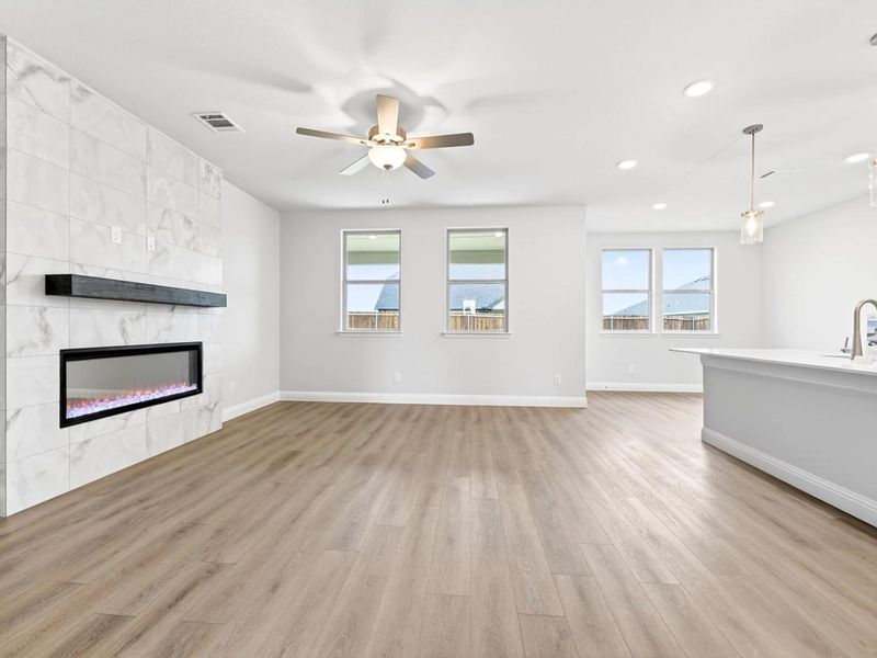Representative unfurnished interior of a home built from the The Redbud A by Davidson Homes LLC in Meadow Ridge Estates, Josephine (Image 18). Representative unfurnished interior of a home built from the The Redbud A by Davidson Homes LLC in Meadow Ridge Estates, Josephine (Image 18).