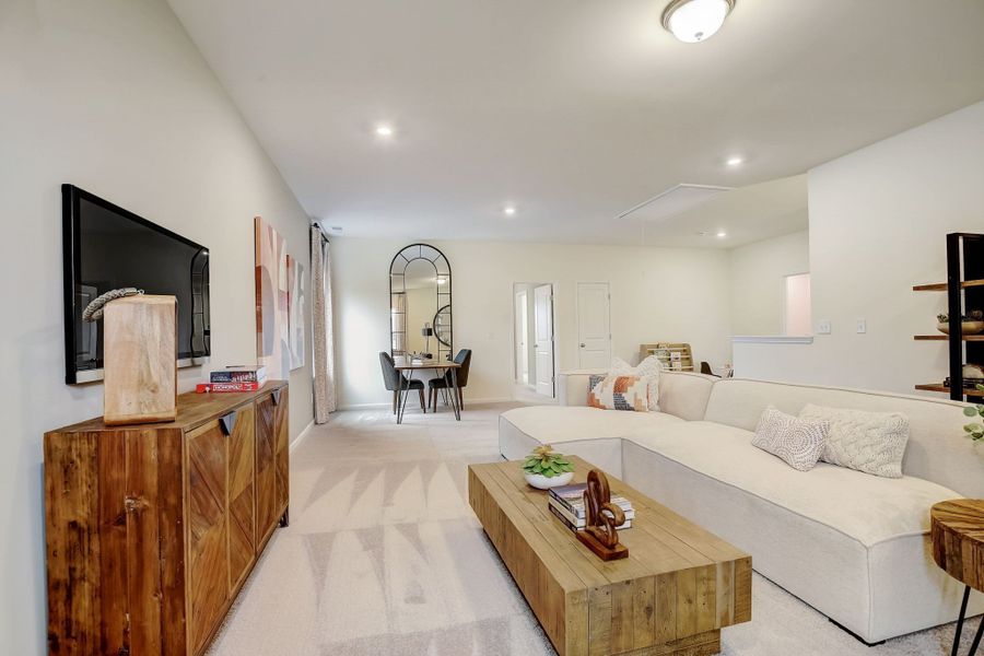 Furnished interior view inside a new home in The Oaks, Clarksville (Image 24).