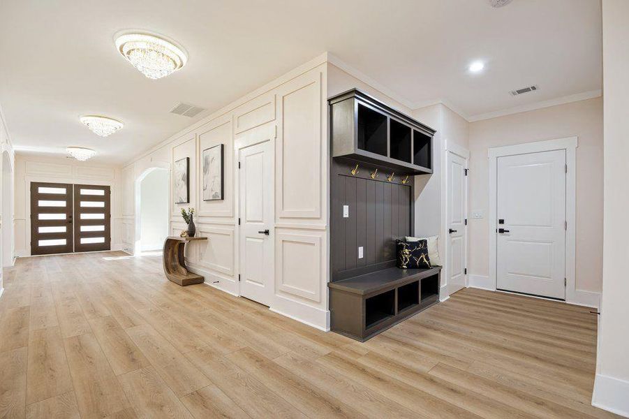 Furnished interior view inside a new home in , Decatur (Image 12).